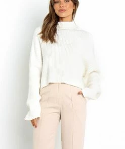 PUP58 For The Bride Whitaker Knit Sweater - White