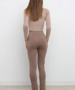 PUP15 Whitman Knit Sweater - Beige Clothing