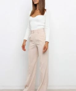 PUP15 Whitman Knit Sweater - White For The Bride