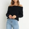 PUP14 Bump Friendly Wimbledon Knit Sweater - Black