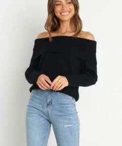 PUP14 Bump Friendly Wimbledon Knit Sweater - Black