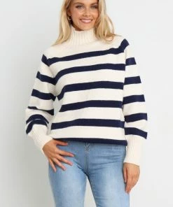 PUP4 Winston Knit Sweater - Cream Clothing