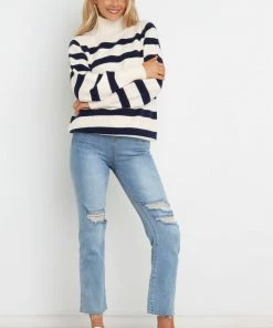 PUP4 Winston Knit Sweater - Cream Clothing