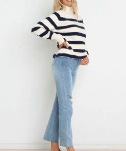 PUP4 Winston Knit Sweater - Cream Clothing