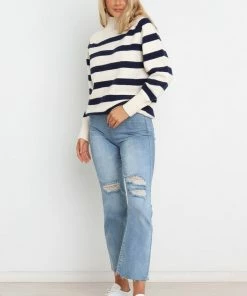 PUP4 Winston Knit Sweater - Cream Clothing