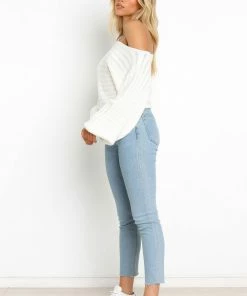 PUP4 Yana Knit Sweater - White