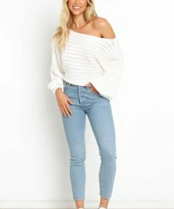 PUP4 Yana Knit Sweater - White