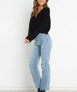 PUP14 Zarla Knit Sweater - Black Clothing