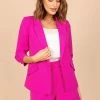 PUP63 Audrey Blazer - Magenta Clothing