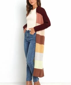 PUP49 Austin Cardigan - Brown Multi Clothing