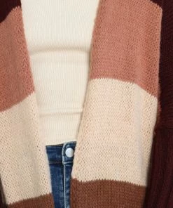 PUP49 Austin Cardigan - Brown Multi Clothing