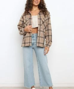 PUP3 Avis Jacket - Brown Check