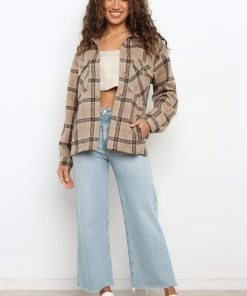 PUP3 Avis Jacket - Brown Check