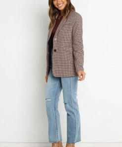 PUP4 Brandy Blazer - Brown Clothing