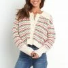 PUP18 Cassidy Cardigan - Cream Multi Clothing