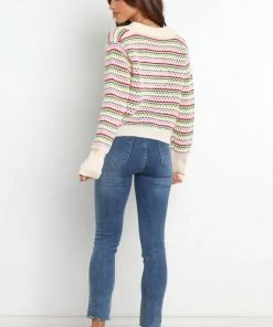 PUP18 Cassidy Cardigan - Cream Multi Clothing