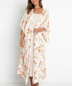 PUP3 Chai Kimono - White Floral