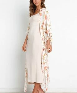 PUP3 Chai Kimono - White Floral