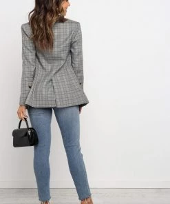 PUP3 Clothing Charleise Blazer - Grey