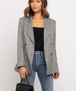 PUP3 Clothing Charleise Blazer - Grey