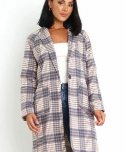 PUP20 Charlotte Coat - Blue Clothing