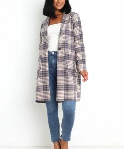 PUP20 Charlotte Coat - Blue Clothing