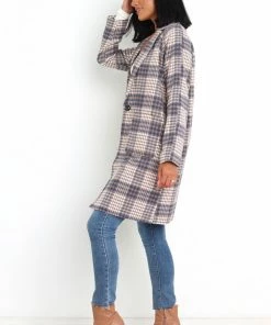 PUP20 Charlotte Coat - Blue Clothing