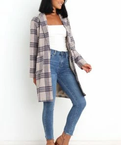 PUP20 Charlotte Coat - Blue Clothing