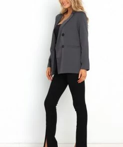 PUP8 Charney Blazer - Dark Grey Clothing
