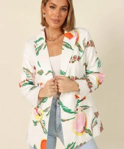 PUP18 For The Bride Citrus Blazer - White