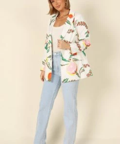 PUP18 For The Bride Citrus Blazer - White