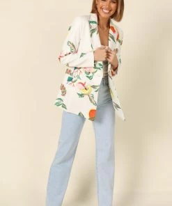 PUP18 For The Bride Citrus Blazer - White