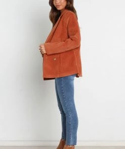 PUP4 Claudia Blazer - Brown Clothing