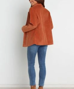 PUP4 Claudia Blazer - Brown Clothing
