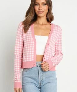 PUP15 Darlington Cardigan - Pink Clothing