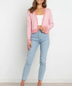 PUP15 Darlington Cardigan - Pink Clothing