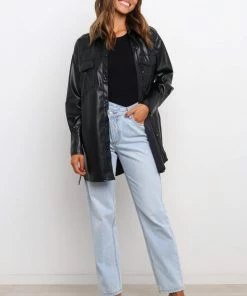 PUP15 Clothing Denley Shacket - Black