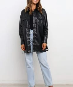 PUP15 Clothing Denley Shacket - Black