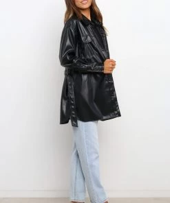 PUP15 Clothing Denley Shacket - Black