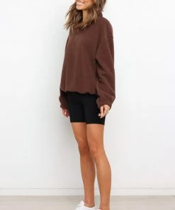 PUP42 Earby Sweater - Chocolate Brown Clothing