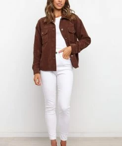 PUP55 Easenby Jacket - Dark Brown Clothing