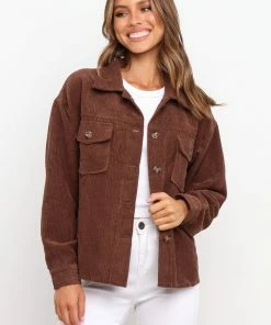 PUP55 Easenby Jacket - Dark Brown Clothing