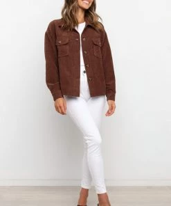 PUP55 Easenby Jacket - Dark Brown Clothing