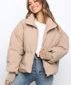 PUP4 Edric Puffer Jacket - Beige
