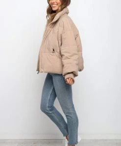 PUP4 Edric Puffer Jacket - Beige