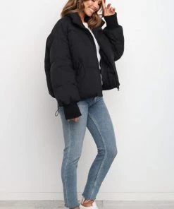 PUP4 Edric Puffer Jacket - Black