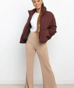 PUP4 Edric Puffer Jacket - Chocolate Brown