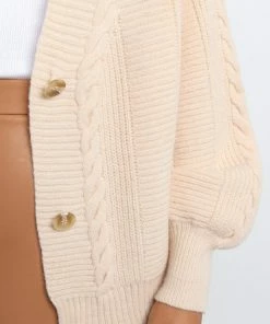 PUP4 Clothing Flounce Cardigan - Cream