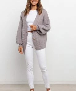 PUP4 Clothing Flounce Cardigan - Grey