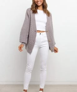 PUP4 Clothing Flounce Cardigan - Grey